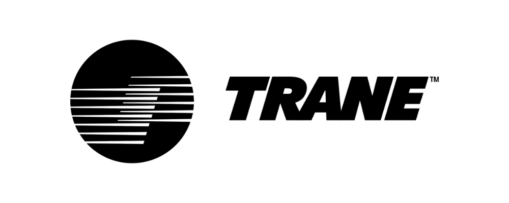 Trane logo for home HVAC systems. Trane is a leading provider of heating and air conditioning solutions for residential and commercial buildings.